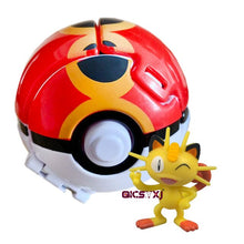 Lade das Bild in den Galerie-Viewer, Pokeball mit Pokemon Figur (viele Motive zur Auswahl) kaufen
