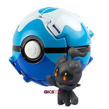 Lade das Bild in den Galerie-Viewer, Pokeball mit Pokemon Figur (viele Motive zur Auswahl) kaufen
