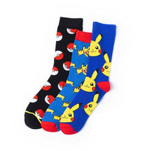 Lade das Bild in den Galerie-Viewer, Pokemon Pikachu Socken in verschiedenen Looks kaufen
