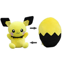 Lade das Bild in den Galerie-Viewer, Pichu Kuscheltier Transformer Ei Edition (ca. 30cm) kaufen
