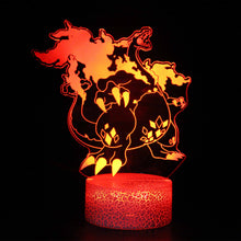 Lade das Bild in den Galerie-Viewer, Dynamax Glurak Charizard 3D Lampe Nachtlicht kaufen
