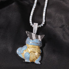 Lade das Bild in den Galerie-Viewer, Schiggy Squritle - Stylishe Pokemon Hip Hop Hals Kette kaufen
