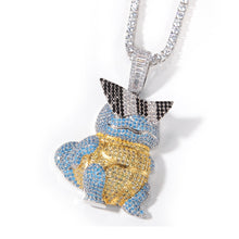 Lade das Bild in den Galerie-Viewer, Schiggy Squritle - Stylishe Pokemon Hip Hop Hals Kette kaufen
