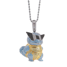 Lade das Bild in den Galerie-Viewer, Schiggy Squritle - Stylishe Pokemon Hip Hop Hals Kette kaufen
