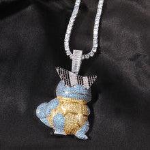 Lade das Bild in den Galerie-Viewer, Schiggy Squritle - Stylishe Pokemon Hip Hop Hals Kette kaufen
