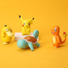 Lade das Bild in den Galerie-Viewer, Pikachu Gluamnda, Enton, Schiggy, Bisasam und Pummeluff Pokemon Figuren Set kaufen
