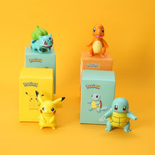 Lade das Bild in den Galerie-Viewer, Pikachu Gluamnda, Enton, Schiggy, Bisasam und Pummeluff Pokemon Figuren Set kaufen
