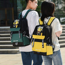 Lade das Bild in den Galerie-Viewer, Großer Pokemon Schulrucksack mit USB Ladebuchse im Pikachu Look kaufen
