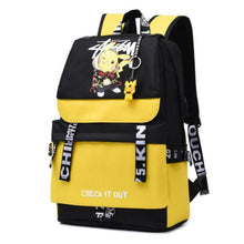 Lade das Bild in den Galerie-Viewer, Großer Pokemon Schulrucksack mit USB Ladebuchse im Pikachu Look kaufen
