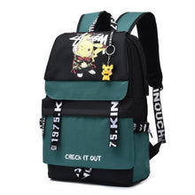 Lade das Bild in den Galerie-Viewer, Großer Pokemon Schulrucksack mit USB Ladebuchse im Pikachu Look kaufen

