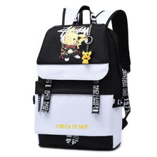 Lade das Bild in den Galerie-Viewer, Großer Pokemon Schulrucksack mit USB Ladebuchse im Pikachu Look kaufen

