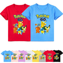 Lade das Bild in den Galerie-Viewer, Pokemon Baumwolle T-Shirt für Kinder - viele Motive und Farben kaufen
