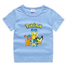 Lade das Bild in den Galerie-Viewer, Pokemon Baumwolle T-Shirt für Kinder - viele Motive und Farben kaufen
