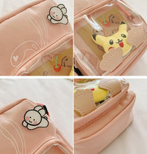 Lade das Bild in den Galerie-Viewer, Modische Pikachu Pokemon Canvas Taschen in verschiedenen Farben kaufen
