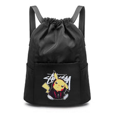 Lade das Bild in den Galerie-Viewer, Pikachu Nylon Tasche / Beutel mit Kordelverschluß kaufen
