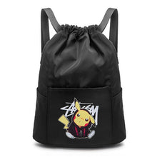 Lade das Bild in den Galerie-Viewer, Pikachu Nylon Tasche / Beutel mit Kordelverschluß kaufen
