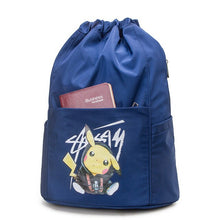 Lade das Bild in den Galerie-Viewer, Pikachu Nylon Tasche / Beutel mit Kordelverschluß kaufen

