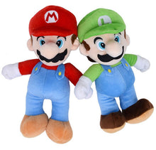 Lade das Bild in den Galerie-Viewer, 2er Set - Super Mario und Luigi Kuscheltier (ca. 25cm) kaufen
