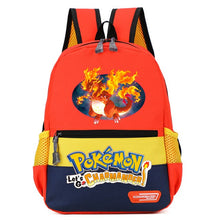 Lade das Bild in den Galerie-Viewer, Pokemon Kinder Rucksäcke mit Relaxo, Glruak, Mewtwo oder Pikachu Motiv kaufen
