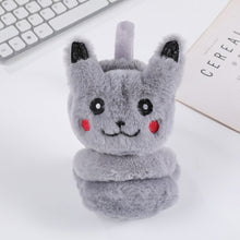 Lade das Bild in den Galerie-Viewer, Pokemon Pikachu Flauschige Ohrenwärmer für kalte Tage kaufen

