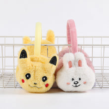 Lade das Bild in den Galerie-Viewer, Pokemon Pikachu Flauschige Ohrenwärmer für kalte Tage kaufen
