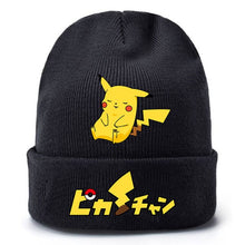 Lade das Bild in den Galerie-Viewer, Pokemon Pikachu Winter Beanie Mütze für die kalte Jahreszeit kaufen
