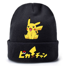 Lade das Bild in den Galerie-Viewer, Pokemon Pikachu Winter Beanie Mütze für die kalte Jahreszeit kaufen
