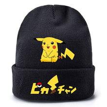 Lade das Bild in den Galerie-Viewer, Pokemon Pikachu Winter Beanie Mütze für die kalte Jahreszeit kaufen
