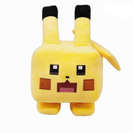 Eckige Pokemon Plüschies - Evoli, Pikachu, Enton, Schiggy, Pummeluff, Bisasam im Pixel Look kaufen