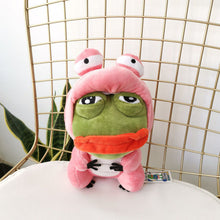 Lade das Bild in den Galerie-Viewer, Pikachu, Glumanda, Bisasam u. a. als Sad Frog Meme Cosplay Plüsch Pokemon (ca. 25cm) kaufen
