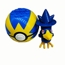 Lade das Bild in den Galerie-Viewer, Pokeball Baustein mit Pokemon Figur - verschiedene Motive kaufen
