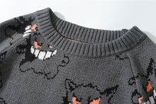 Lade das Bild in den Galerie-Viewer, Stylisher Pokemon Gengar Oversize Pullover Kleidung kaufen

