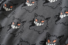 Lade das Bild in den Galerie-Viewer, Stylisher Pokemon Gengar Oversize Pullover Kleidung kaufen
