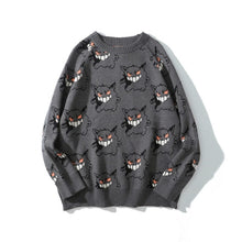 Lade das Bild in den Galerie-Viewer, Stylisher Pokemon Gengar Oversize Pullover Kleidung kaufen
