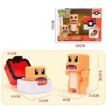 Lade das Bild in den Galerie-Viewer, Pokemon Spielzeug Figuren und Bälle im Pixel Look kaufen
