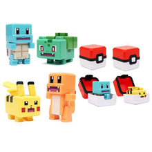 Lade das Bild in den Galerie-Viewer, Pokemon Spielzeug Figuren und Bälle im Pixel Look kaufen
