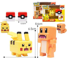 Lade das Bild in den Galerie-Viewer, Pokemon Spielzeug Figuren und Bälle im Pixel Look kaufen

