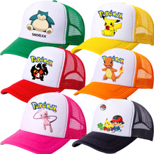 Lade das Bild in den Galerie-Viewer, Tolle Pokemon Pikachu Sommer Baseball Caps Mützen für Kinder kaufen
