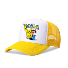 Lade das Bild in den Galerie-Viewer, Tolle Pokemon Pikachu Sommer Baseball Caps Mützen für Kinder kaufen
