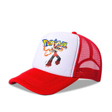Lade das Bild in den Galerie-Viewer, Tolle Pokemon Pikachu Sommer Baseball Caps Mützen für Kinder kaufen
