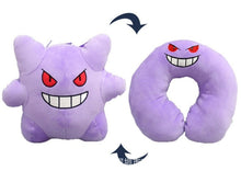 Lade das Bild in den Galerie-Viewer, 2 in 1 Pokémon Plüschtier und Nackenhörnchen Gengar kaufen
