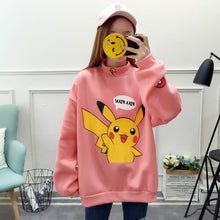 Lade das Bild in den Galerie-Viewer, Stylisher Pokemon Pikachu Sweater Überlänge kaufen
