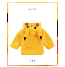 Lade das Bild in den Galerie-Viewer, Pokemon Pikachu Kinder Kapuzenjacke Hoodie kaufen
