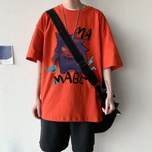 Lade das Bild in den Galerie-Viewer, Cooles Oversize T-Shirt mit Pokémon Gengar Print kaufen
