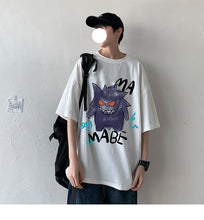 Lade das Bild in den Galerie-Viewer, Cooles Oversize T-Shirt mit Pokémon Gengar Print kaufen
