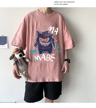 Lade das Bild in den Galerie-Viewer, Cooles Oversize T-Shirt mit Pokémon Gengar Print kaufen
