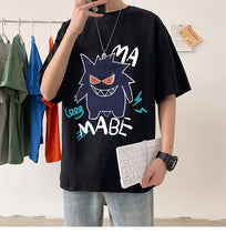 Lade das Bild in den Galerie-Viewer, Cooles Oversize T-Shirt mit Pokémon Gengar Print kaufen
