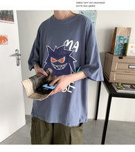 Lade das Bild in den Galerie-Viewer, Cooles Oversize T-Shirt mit Pokémon Gengar Print kaufen
