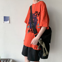 Lade das Bild in den Galerie-Viewer, Cooles Oversize T-Shirt mit Pokémon Gengar Print kaufen
