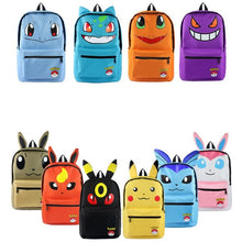 Lade das Bild in den Galerie-Viewer, Pokémon Kinder Schul Rucksack mit Ohren in diversen Motiven kaufen
